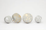 Concrete Round Cabinet Knob with Quail / Duck Egg pattern in various colours