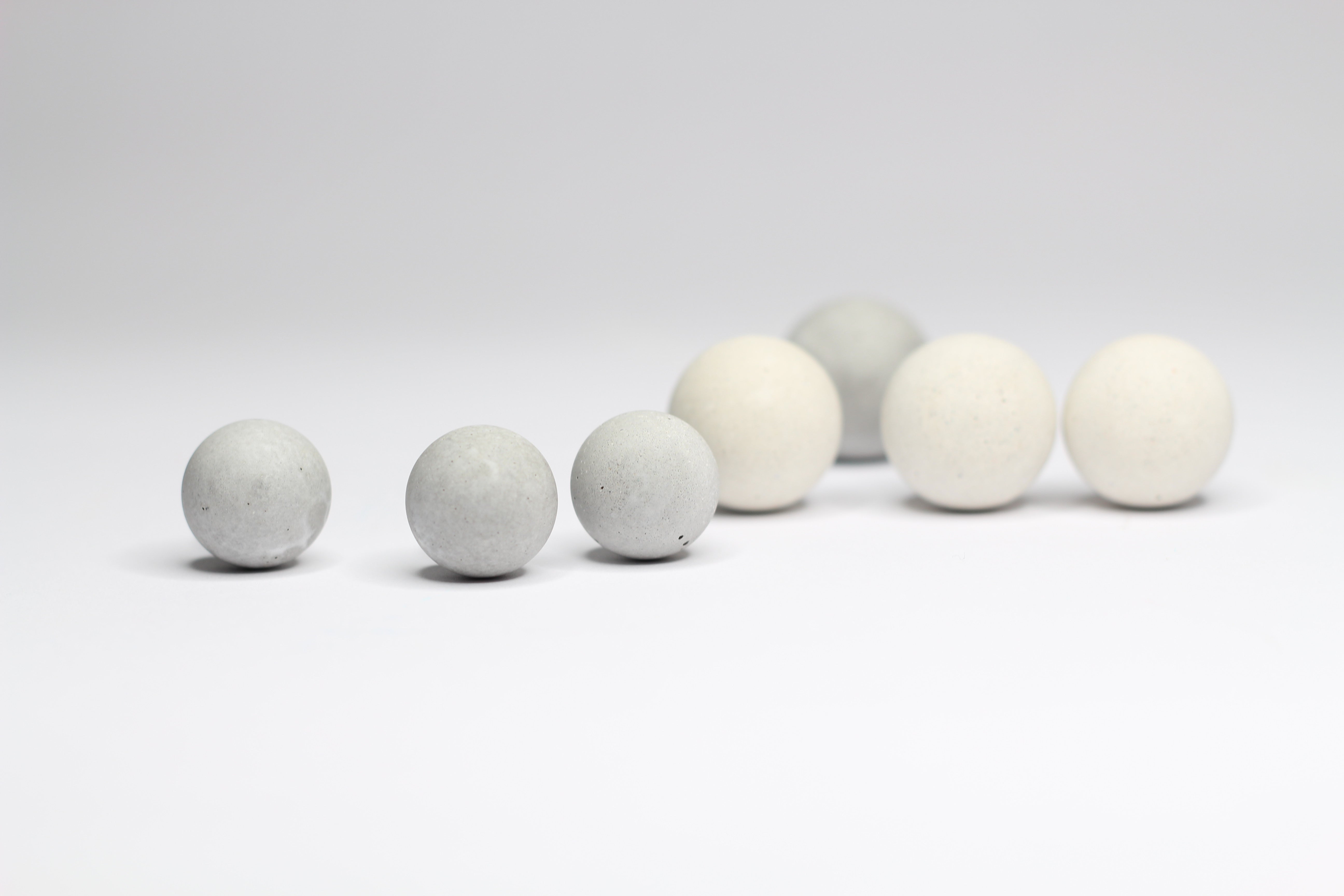 Concrete Round Sphere Cabinet Knob in 3 sizes & Various Colours or Natural Grey