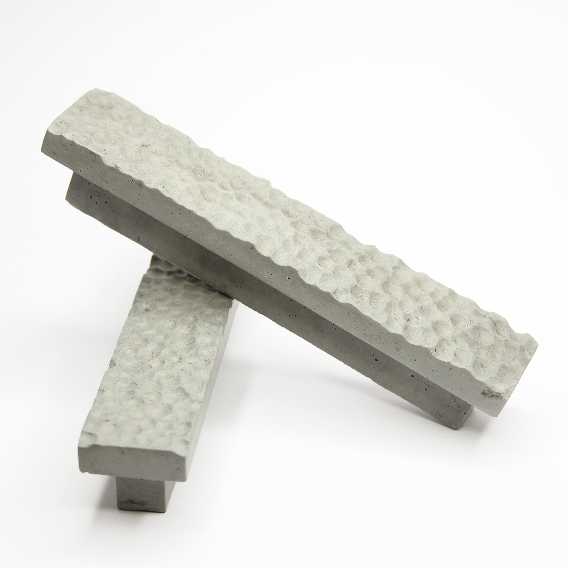 Hammered Effect Profile Cabinet Handle | XL Concrete Cabinet Handle