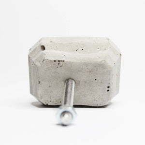 Concrete Wall Hook in the shape of a Rectangular Diamond. Natural or choose colour