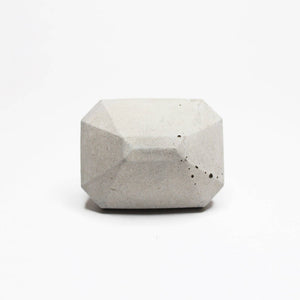 Concrete Wall Hook in the shape of a Rectangular Diamond. Natural or choose colour