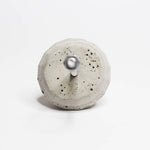 Concrete Round Frustum Cabinet Knob or Wall Hook Natural Grey or White Gloss