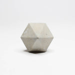 Concrete Small Diamond Cabinet Knob or Wall Hook Natural or choose colour