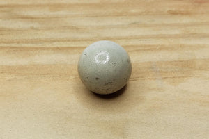 Extra Small Round Sphere 15mm Concrete Cabinet Knob or Wall Hook Natural Grey