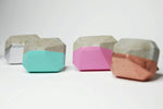 Concrete Wall Hook in the shape of a Rectangular Diamond. Natural or choose colour