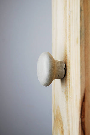 Concrete Round/Mushroom Cabinet Knob Natural Grey or a variety of colours