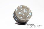 Concrete Round Cabinet Knob with Quail / Duck Egg pattern. Various colours. Wall Hook available