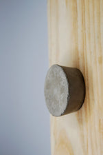 Wall Hook - Large Concrete Truncated Cone in 2 sizes Natural Grey or a variety of colours