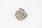 Concrete Cabinet Knob in the shape of a Flower / Rose. Natural Grey or a variety of colours