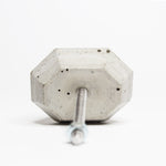 Concrete Cabinet Knob in the shape of a Frustum. Natural or choose colour