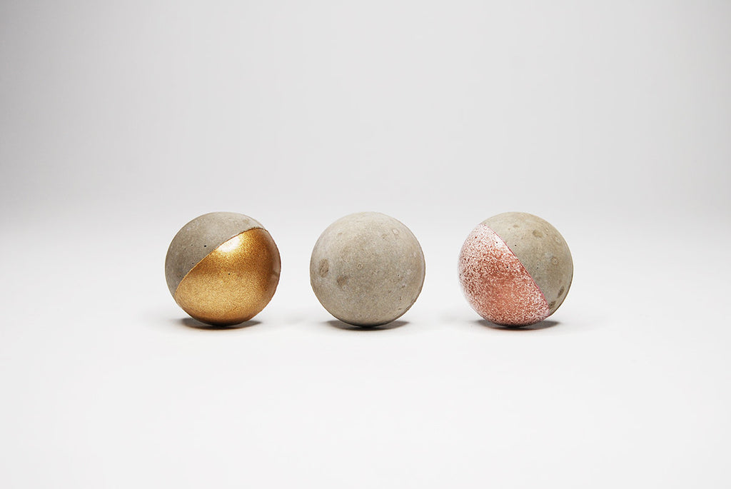 Concrete Cabinet Knob - Semi-Sphere / Hemisphere. Natural Grey or a variety of colours