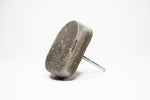 Concrete Flat Round Cabinet Knob in 56mm. Natural Grey or a variety of colours.