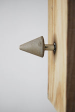 Funky Cabinet Knob - Concrete "Inverted" Cone. Natural Grey or a variety of colours