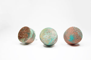 Copper Patina Effect Concrete Round Wall Hook in 3 sizes