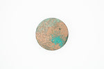 Copper Patina Effect Concrete Round Wall Hook in 3 sizes