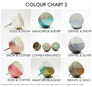 Concrete Small Diamond Cabinet Knob or Wall Hook Natural or choose colour